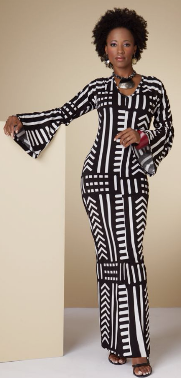 Ashro White Black Cleopatra Dress Ethnic African American Pride S M Xl 1x 2x 3x